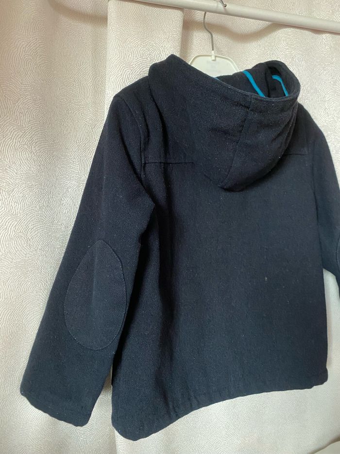 Manteau mi saison dufle coat bleu marine 6 ans kiabi - photo numéro 3