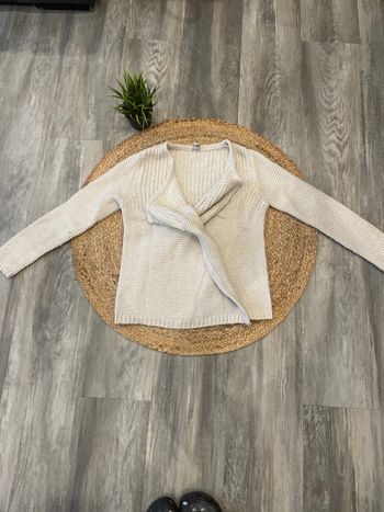 Gilet grosse maille fille 12 ans