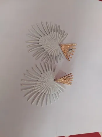 Boucle d'oreille feuille