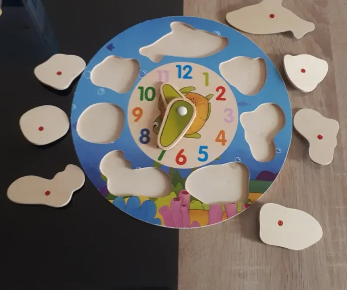 Puzzle en bois – Thème animaux marins - photo numéro 2