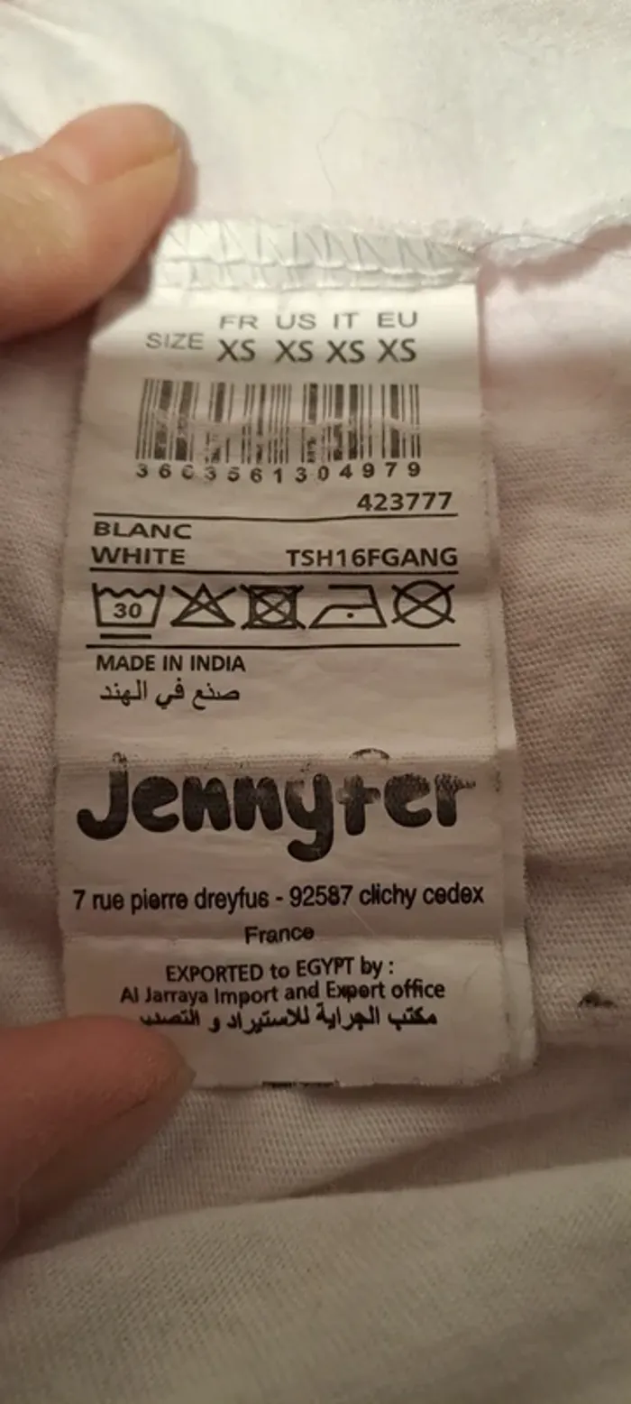 T Shirt femme avec motifs - Marque Jennyfer - Taille 34 - Bon état. - photo numéro 4