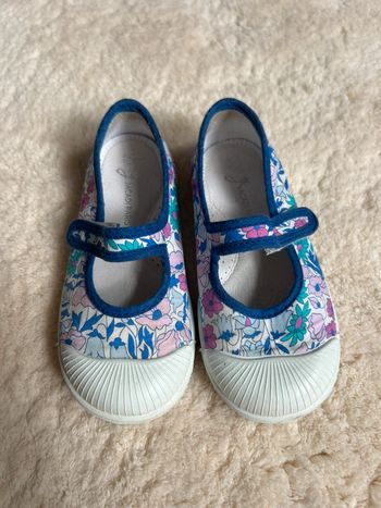 Chaussures toile liberty Jacadi fille 25 Tbe