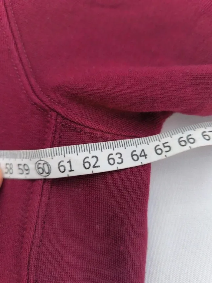 Pull col rond homme taille L Ralph Lauren bordeau logo bleu marine - photo numéro 10