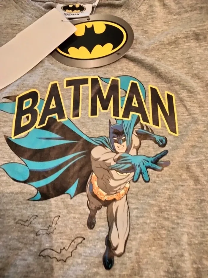 T-shirt manches longues 10 ans batman - photo numéro 2