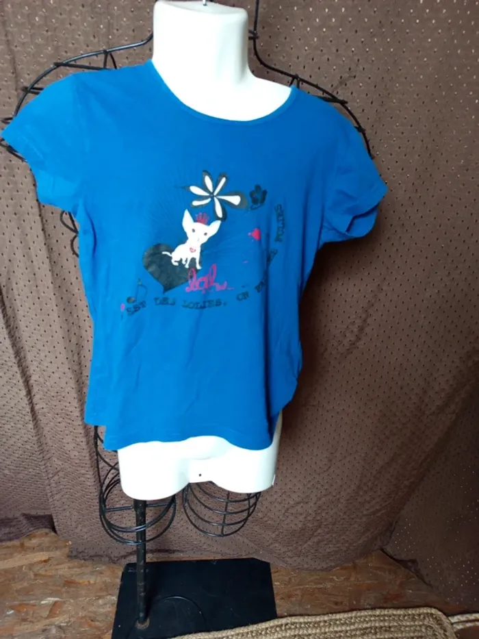 T-shirt courte manche taille 12ans - photo numéro 2