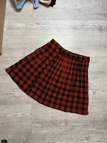 jupe à carreaux