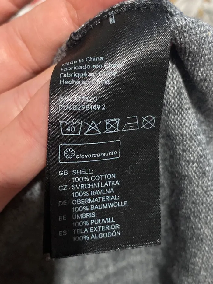 Pull léger homme gris H&M - photo numéro 4