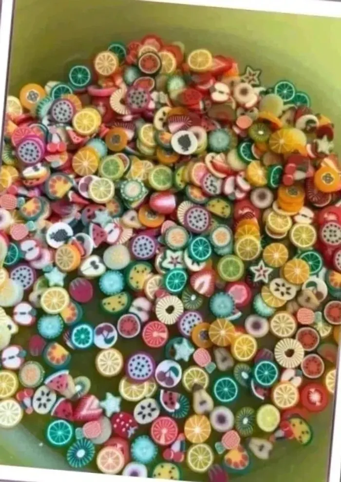 Lot canne fimo pour déco résine ou ongle - photo numéro 2