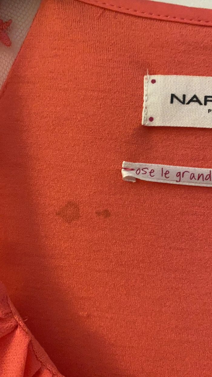 Robe élégante naf naf dentelle s - photo numéro 4