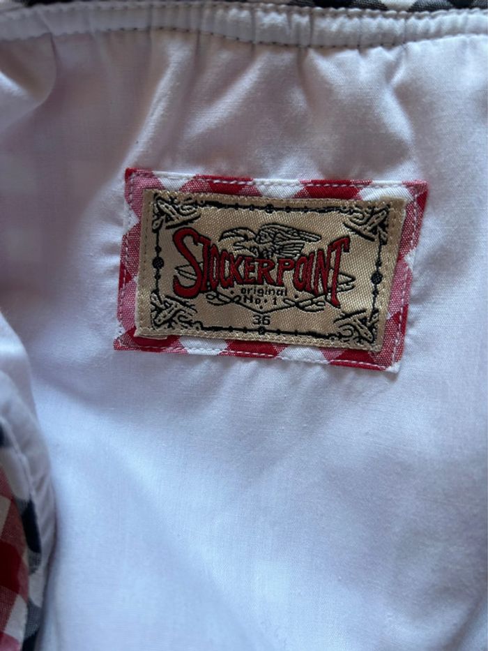 🍒Jolie robe traditionnelle autrichienne cottagecore dirndl red gingham austrian dress🍒 - photo numéro 11