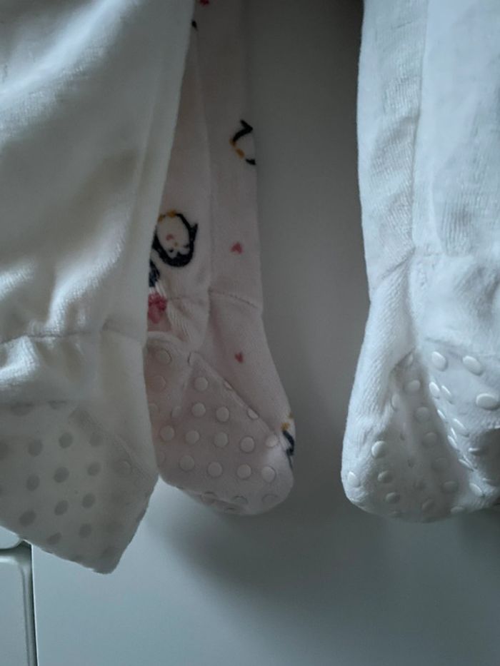 Duo pyjama lot 18 mois velours antidérapants - photo numéro 6