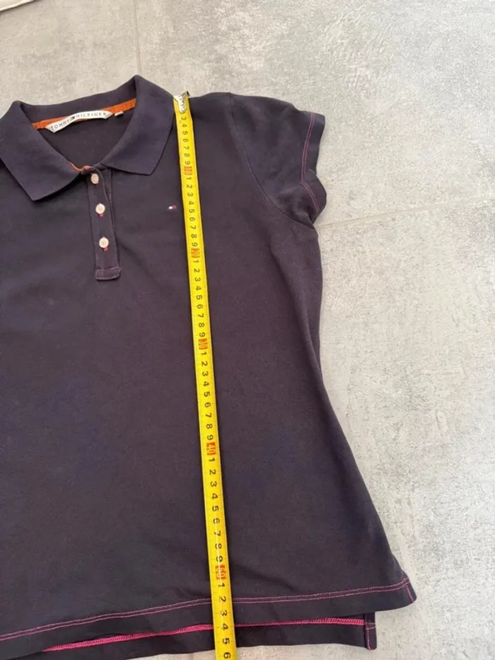 Polo Tommy Hilfiger femme violet taille L très bon état - photo numéro 6
