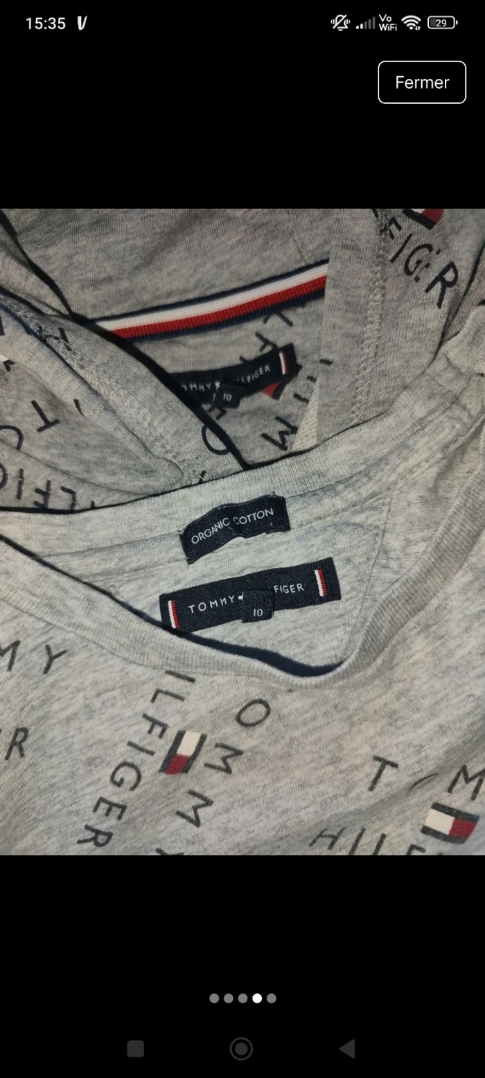 Ensemble tommy Hilfiger garçon 10 ans - photo numéro 4