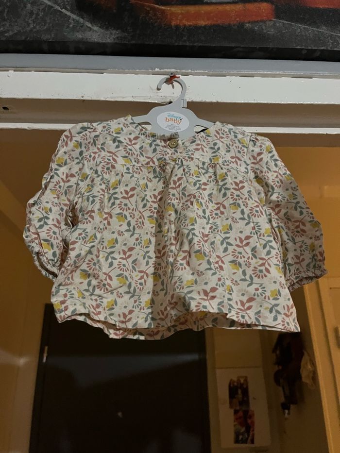 T-shirt fille 3 mois Baby - photo numéro 2