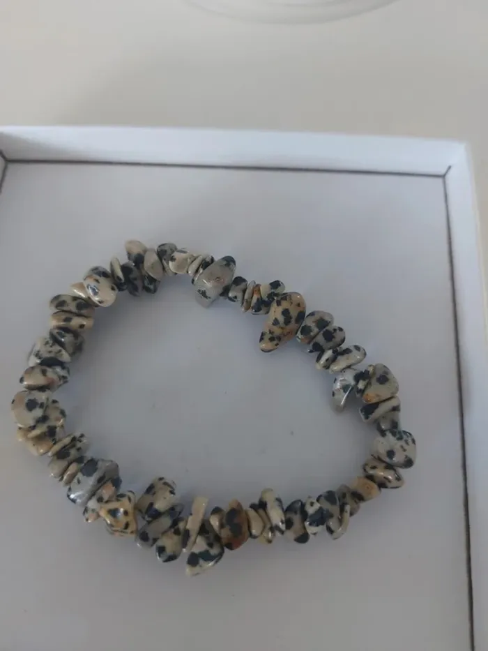 Bracelet jaspe dalmatian