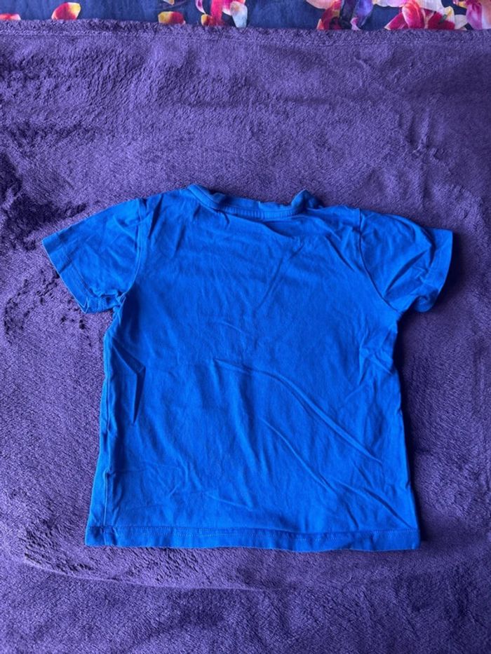 T-shirt manches courtes garcon en coton bleu et imprimés thème villes My Chicco taille 4 ans - photo numéro 4