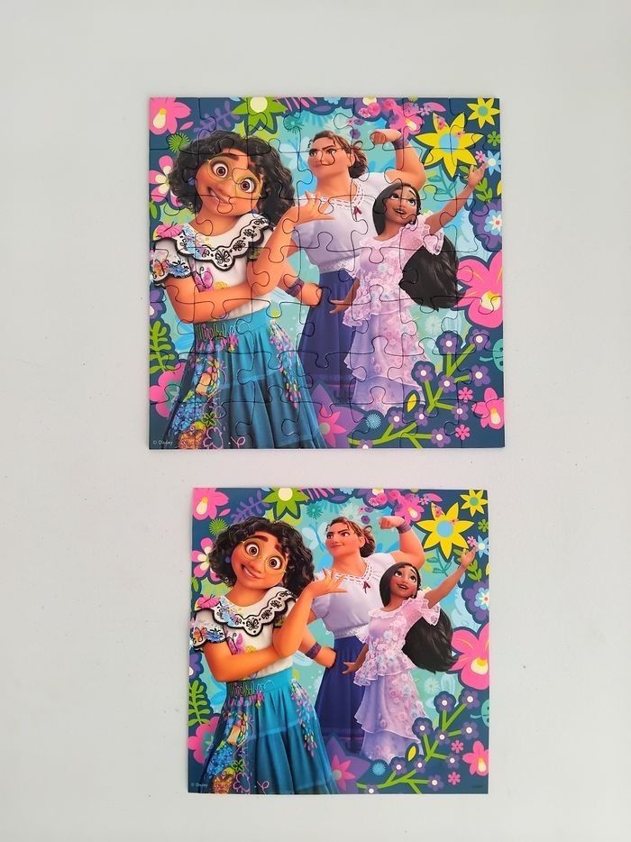 PUZZLE 49 Pièces x 3 Encanto Disney Complet - photo numéro 4