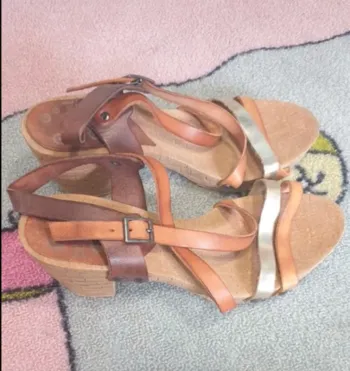 Sandales en cuir