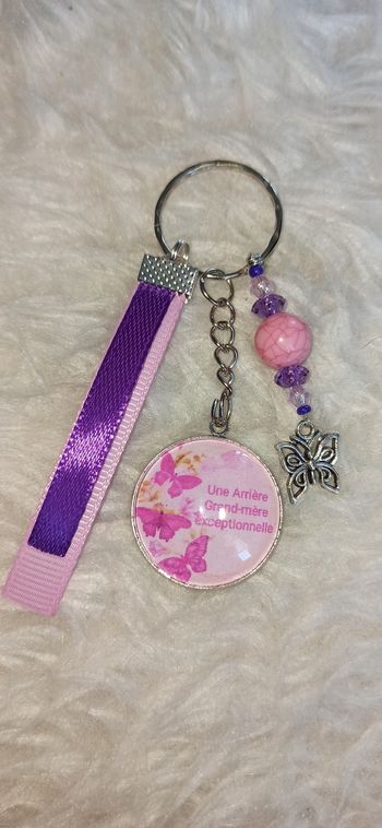Porte clé arrière grand mère " Arrière grand mère exceptionnelle "