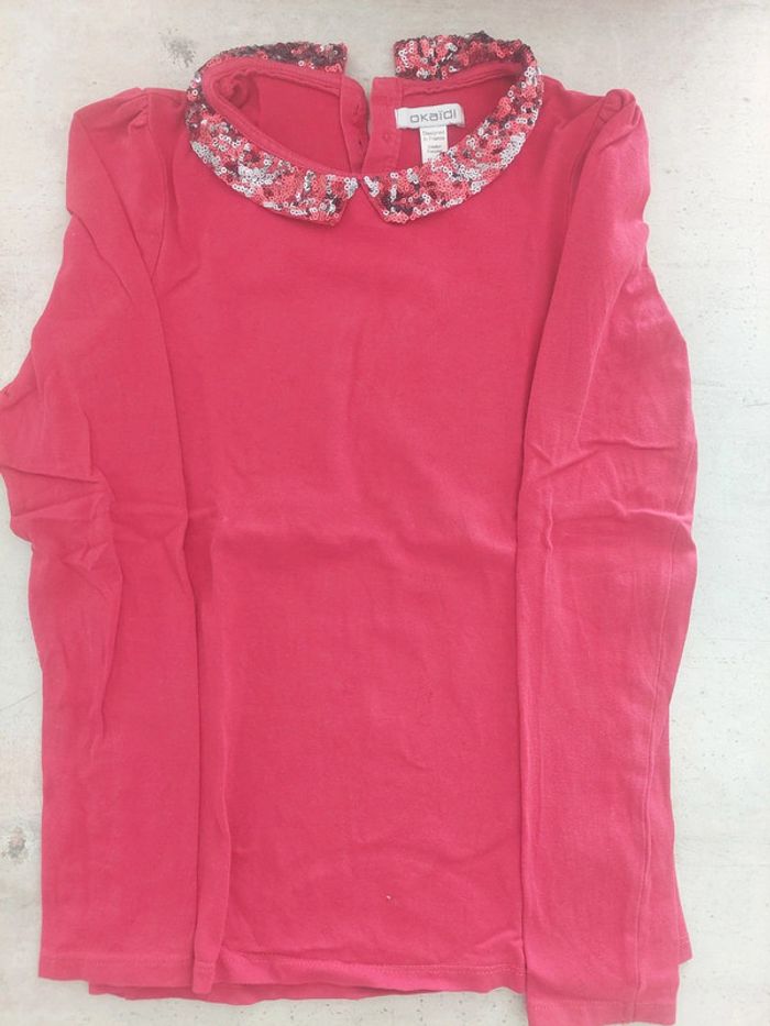 T-shirt manches longues et strass