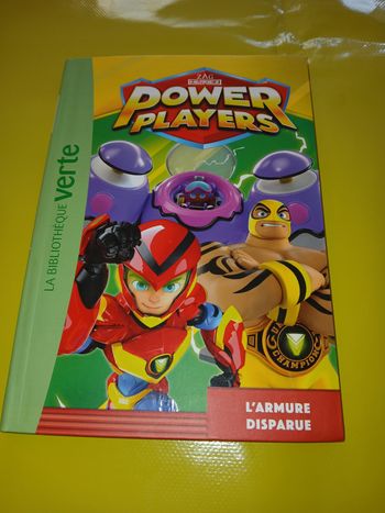 livre bibliotheque verte power players 6/8ans