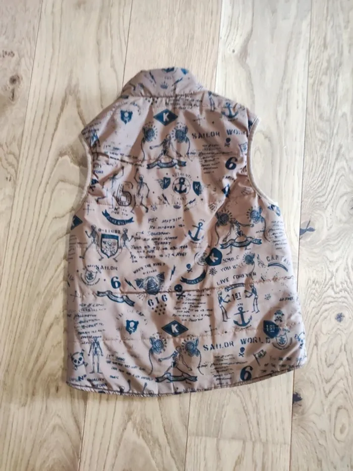 Parka bleu foncé + doudoune - 3 en 1 - 8 ans - photo numéro 4