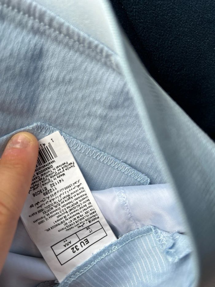 Pantalon droit bleu - photo numéro 4