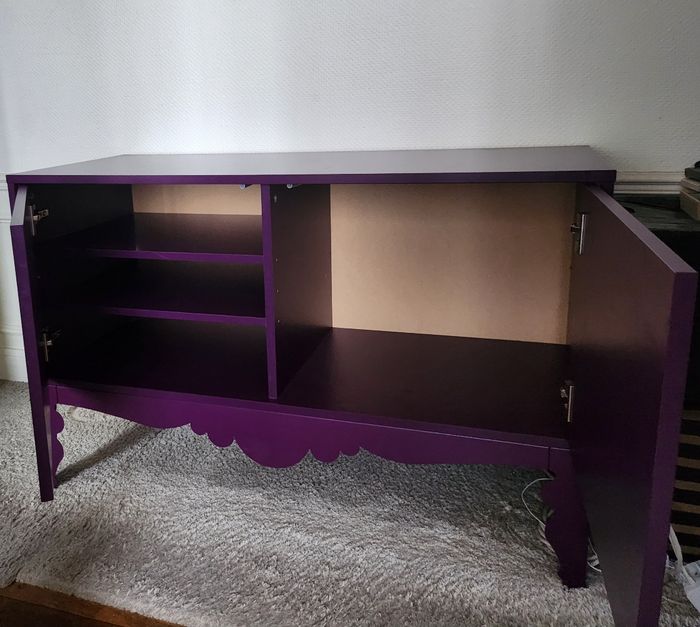 Bahut / Buffet / Commode prune état moyen - photo numéro 4