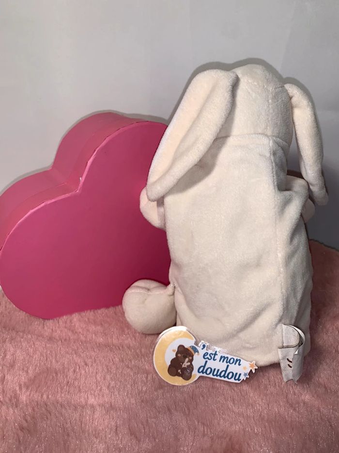 HD05 doudou marionnette lapin histoire d’ours - photo numéro 2