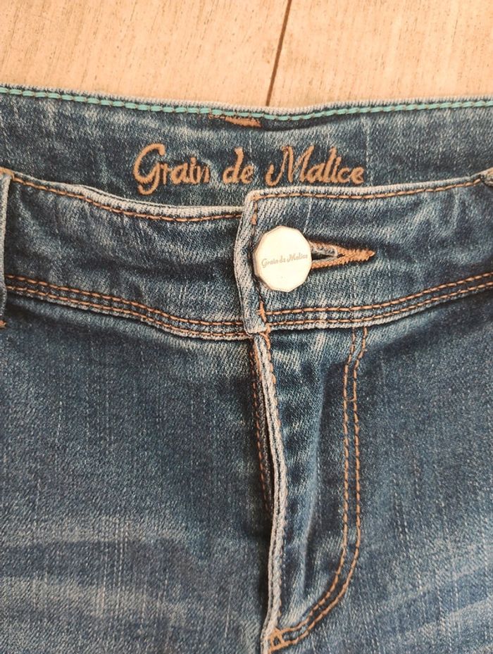 Short en jean Grain de Malice 36 - photo numéro 2