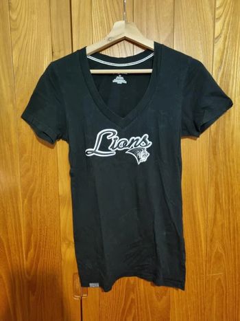 T-shirt noir à mot imprimé