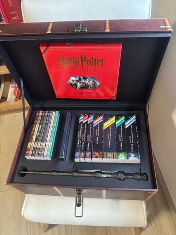 Collector Rare 2016 Coffret Harry Potter Livre et Dvd Blu-Ray - Coffre Edition Prestige limitée numérotée 0196