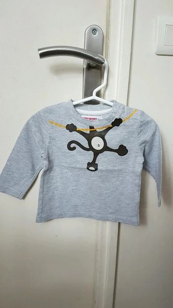 Tee-shirt garçon - T. 6 mois