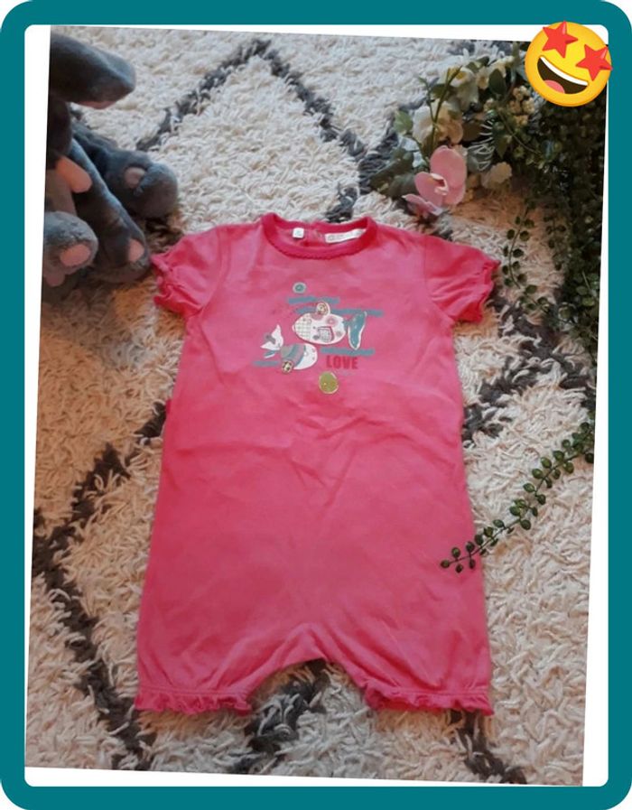 Combishort rose fille Taille 9 mois🌿💝 - photo numéro 5