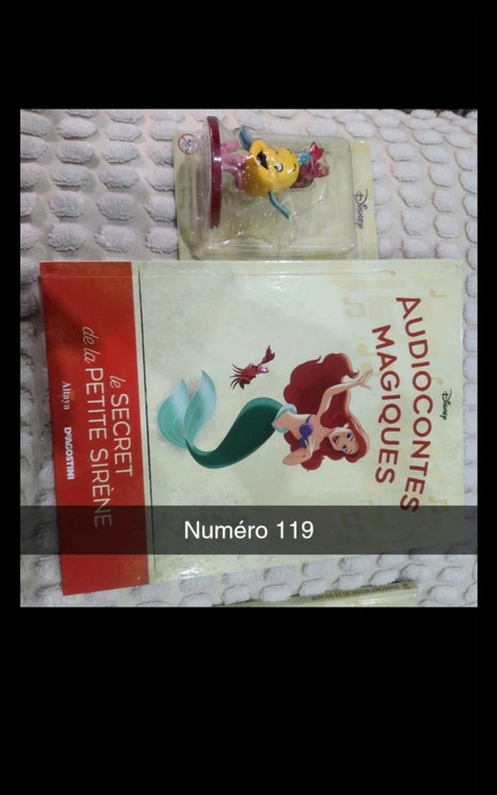 119ēme audioconte magique collection altaya deagostini livre et figurine disney audio conte