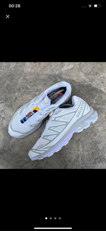 Salomon XT-6 camo blanche 40