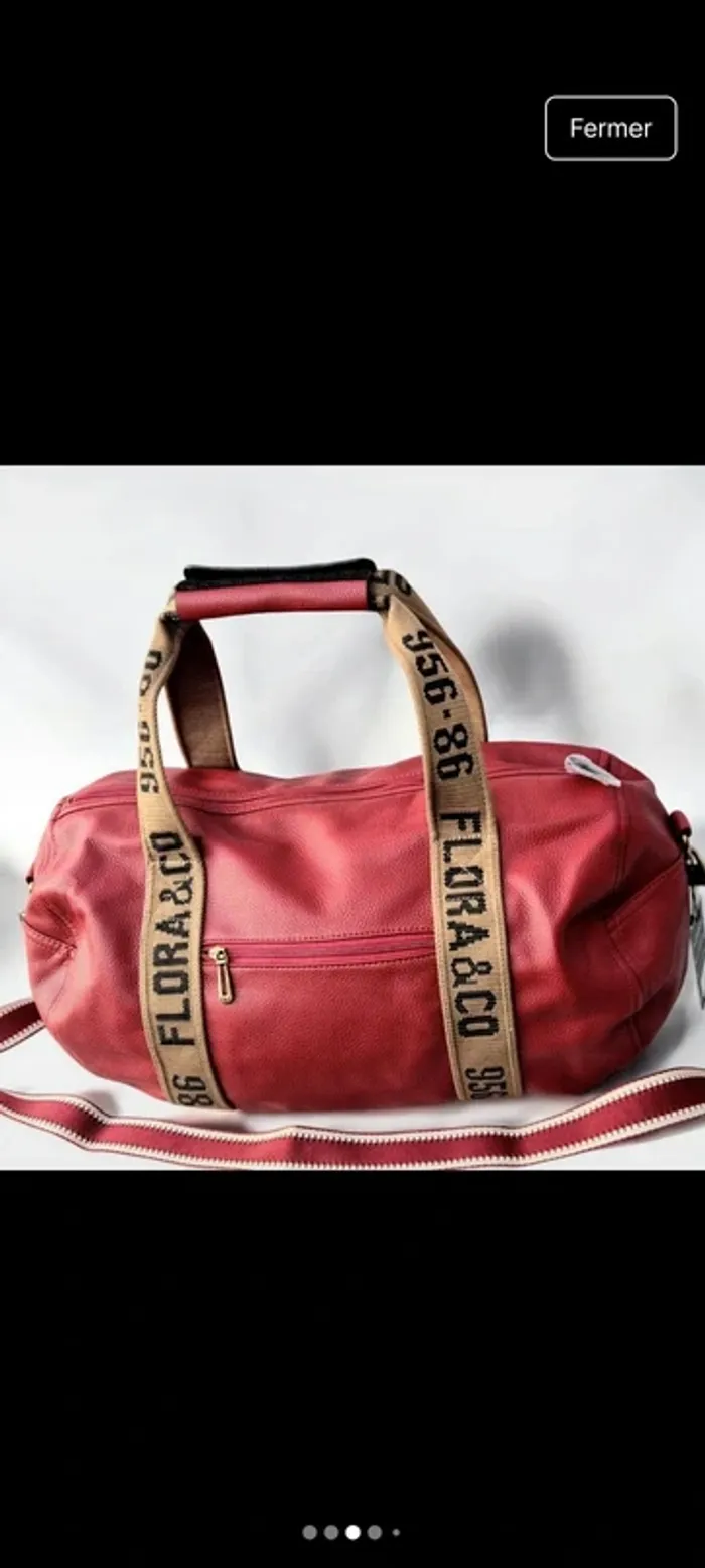 Ensemble valise cabine incassable et sac de voyage flora & co neufs - photo numéro 6