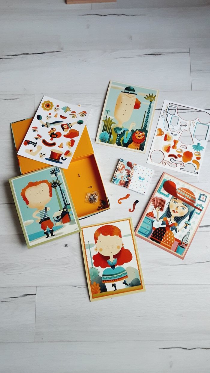 Jeu jouet éducatif Djeco Portraits qui bougent 3 - 6 ans - photo numéro 2