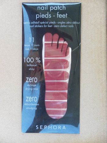 patchs vernis pieds