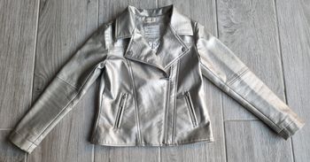 Veste simili cuir 8 ans fille