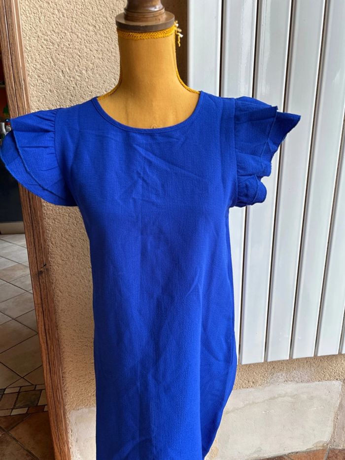 Robe Ibiza bleu électrique