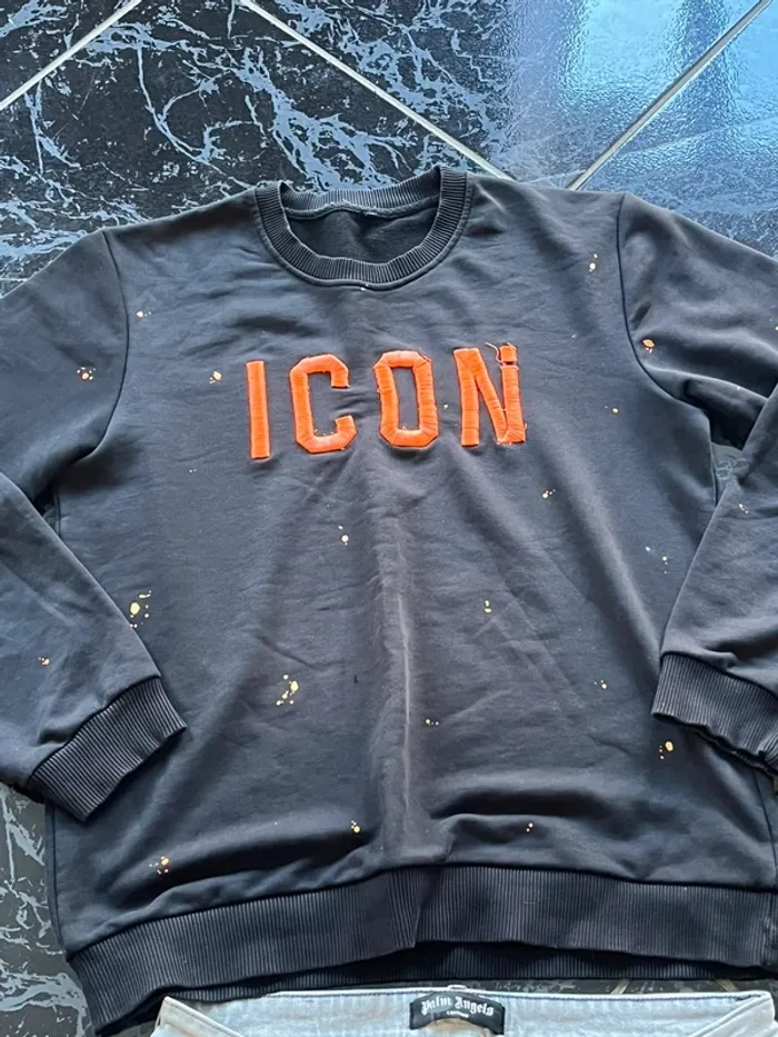 Ensemble jean gris et pull xl - photo numéro 2
