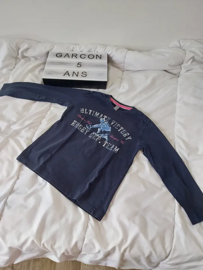 Tee-shirt manche longue garçon 5-6 ans Zara kids