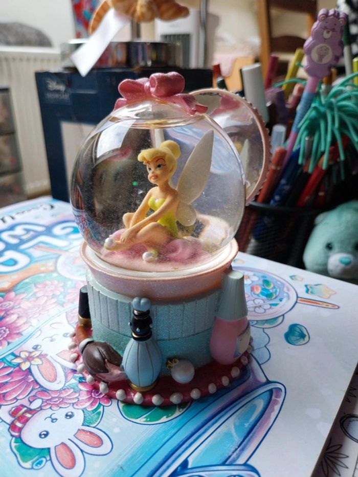 Snowglobe disney fée clochette tinkerbell maquillage