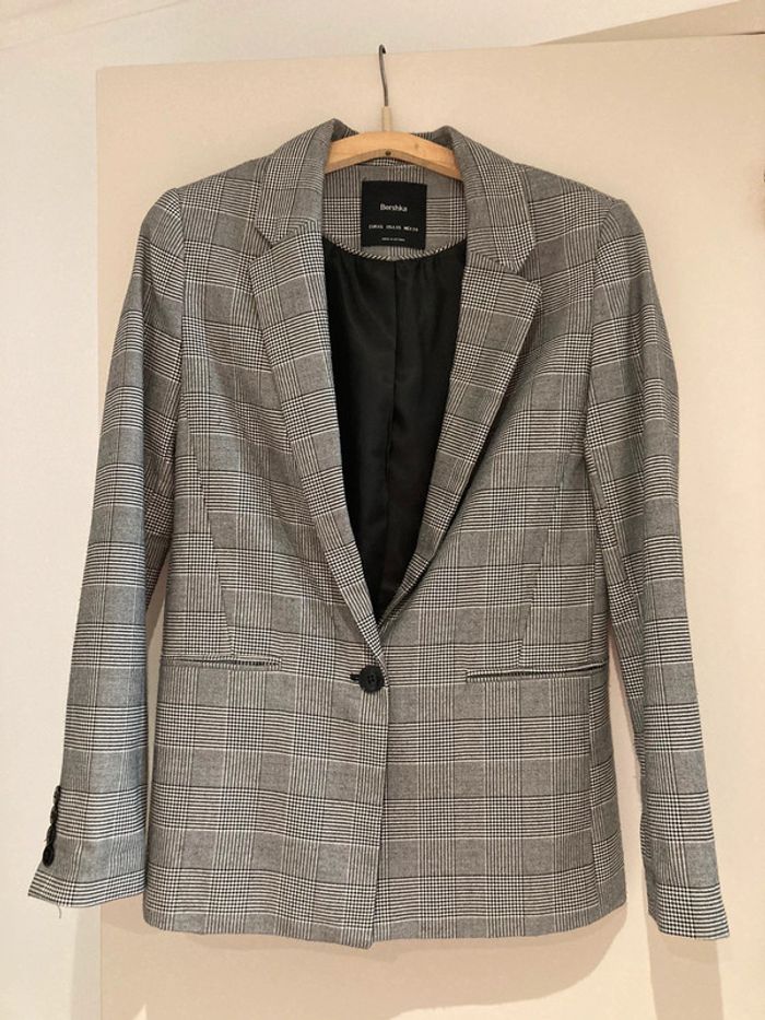 Veste tailleur pied de poule