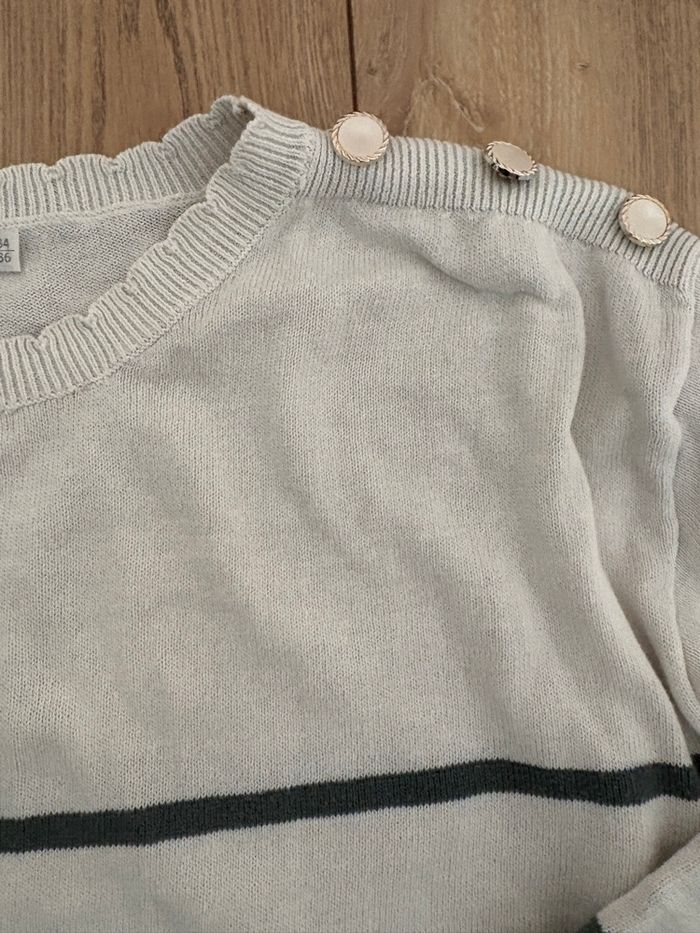 Pull rayé d’allaitement - photo numéro 4