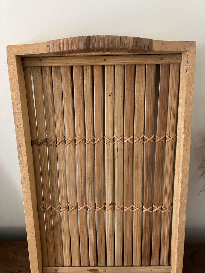 Joli plateau en bambou - photo numéro 2