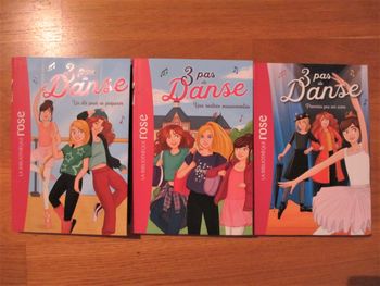 Lot de 3 livres « 3 pas de Danse » Tomes 1, 2, 3