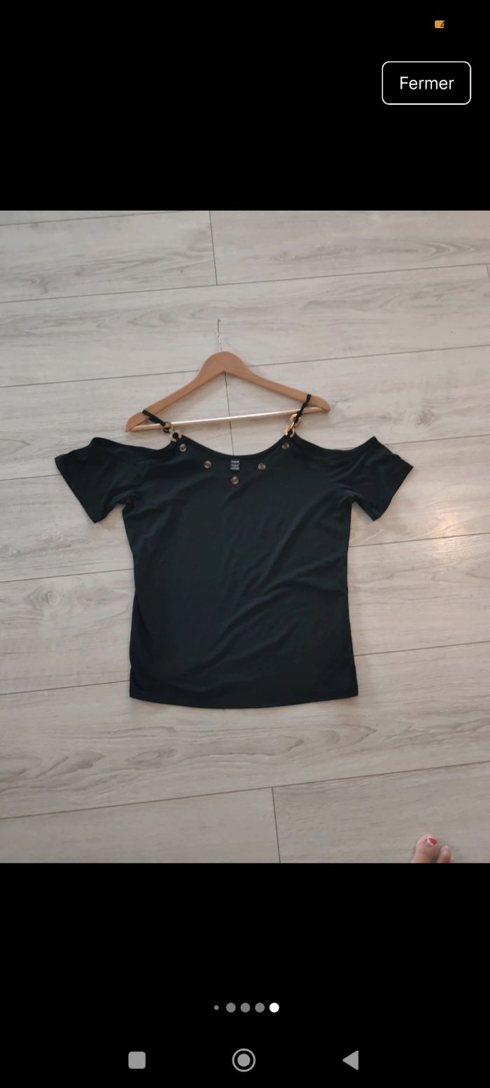 Tee-shirt épaules dénudées - photo numéro 6