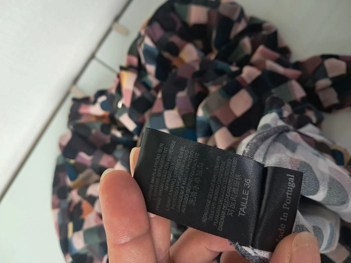 Cop copine haut blouse motifs vintage T.36 en tbe - photo numéro 11